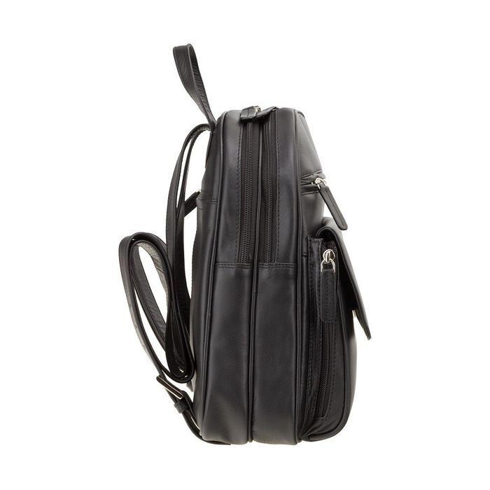 Жіночий шкіряний рюкзак Visconti 01433 Gina (Black) купити недорого в Ти Купи