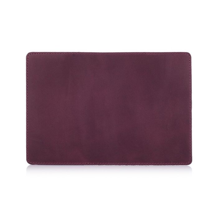 Обкладинка для паспорта зі шкіри HiArt PC-01 Shabby Plum Фіолетовий купити недорого в Ти Купи