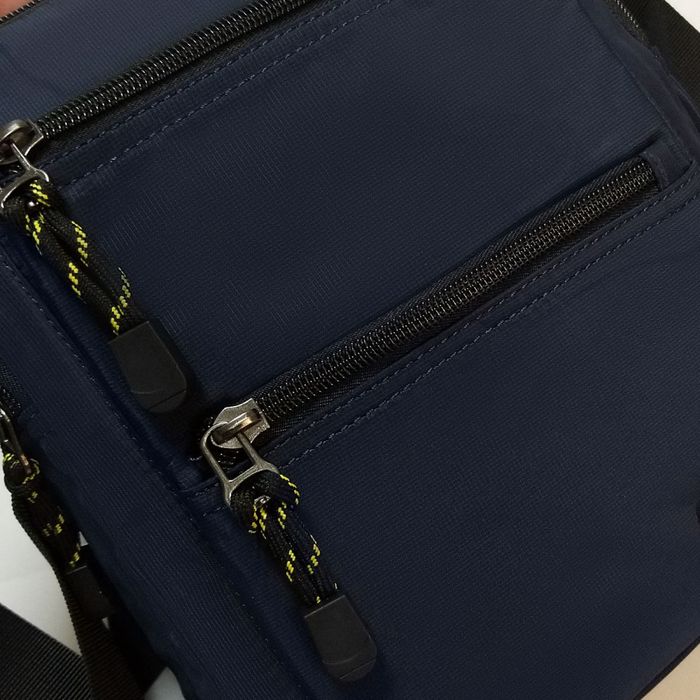Мужская сумка через плечо Lanpad 4123 blue купить недорого в Ты Купи