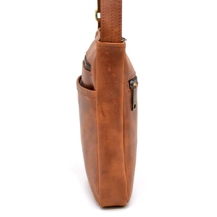 Чоловіча шкіряна руда сумка TARWA rb-1300-3md купити недорого в Ти Купи