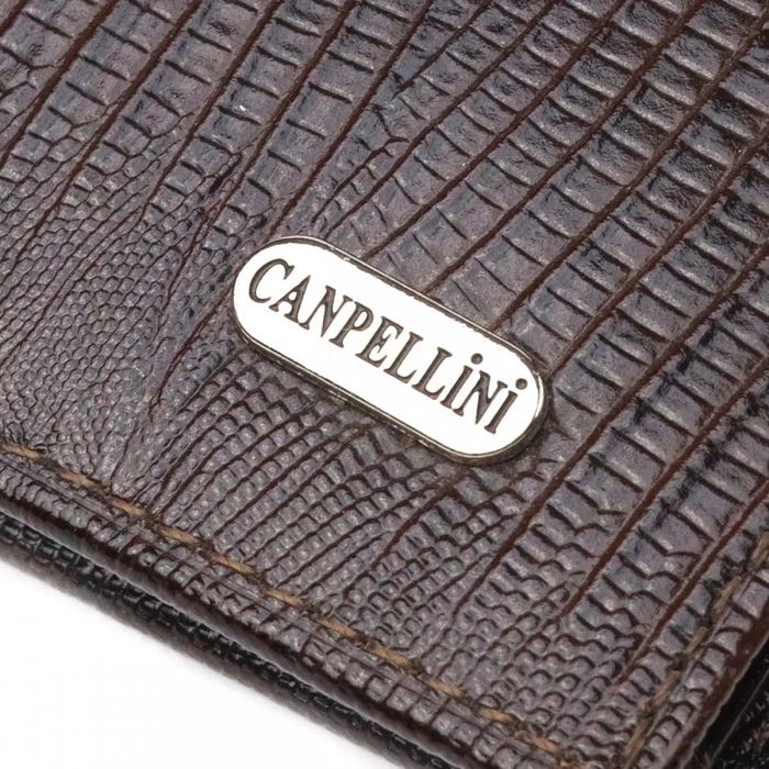 Мужской кожаный кошелек CANPELLINI 21585 купить недорого в Ты Купи
