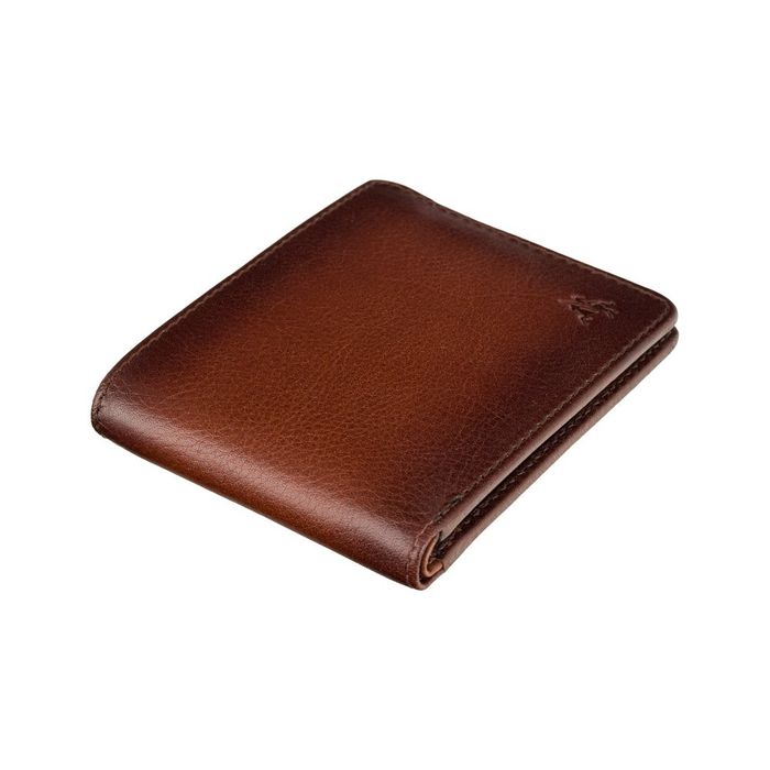 Мужской кожаный кошелек Visconti AT63 Roland c RFID (Burnish Tan) купить недорого в Ты Купи