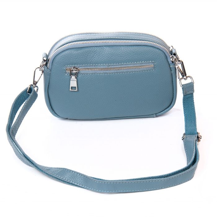 Женская кожаная сумка классическая ALEX RAI 99109 blue купить недорого в Ты Купи