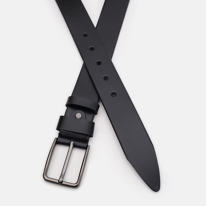 Мужской кожаный ремень Borsa Leather 150v1fx66-black купить недорого в Ты Купи