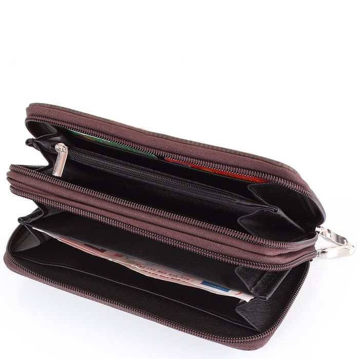 Жіночий гаманець зі шкірозамінника HJP UHJP30280-4 купити недорого в Ти Купи