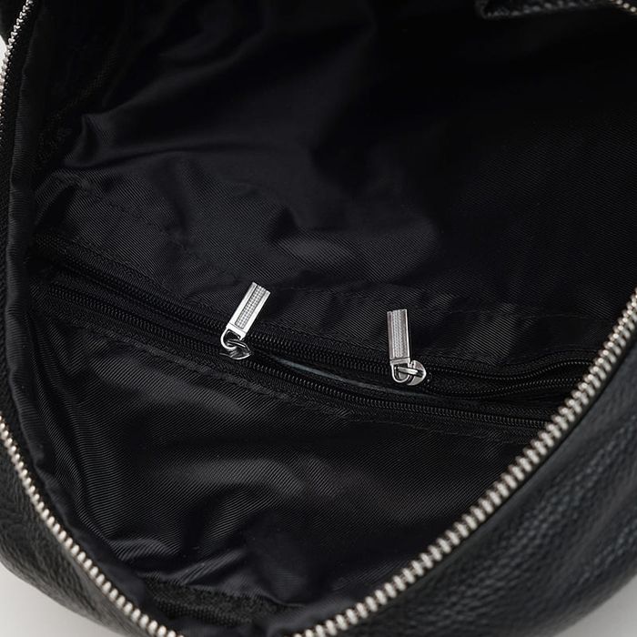 Жіночий шкіряний рюкзак Keizer K18016WBL-чорний купити недорого в Ти Купи