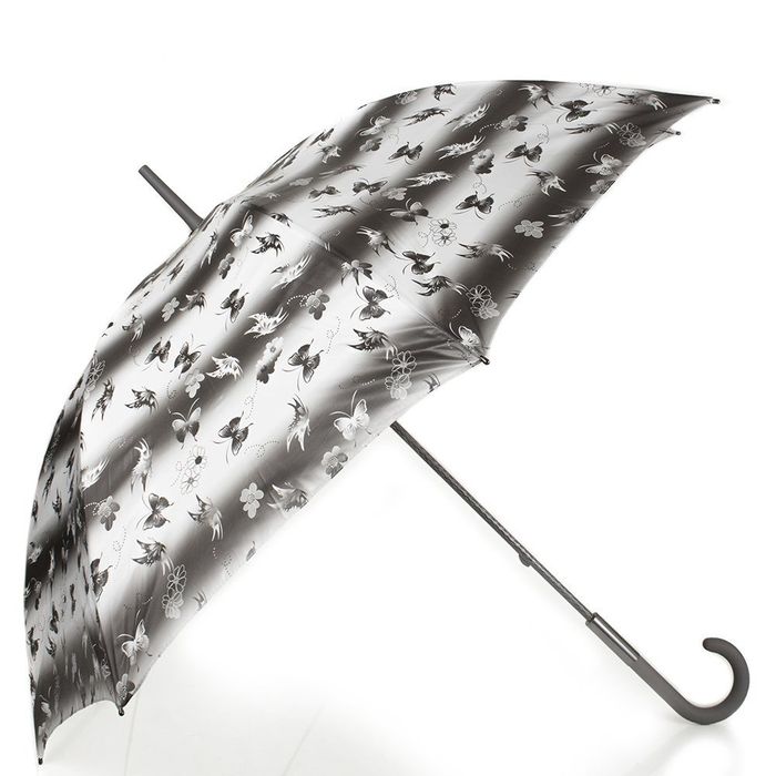Механический женский зонт-трость ZEST с бабочками купить недорого в Ты Купи