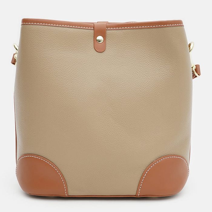 Жіноча шкіряна сумка Keizer K19085be-beige купити недорого в Ти Купи