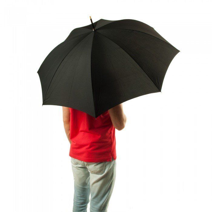 Мужской механический зонт-трость Fulton Consul G808 - Black (Черный) купить недорого в Ты Купи