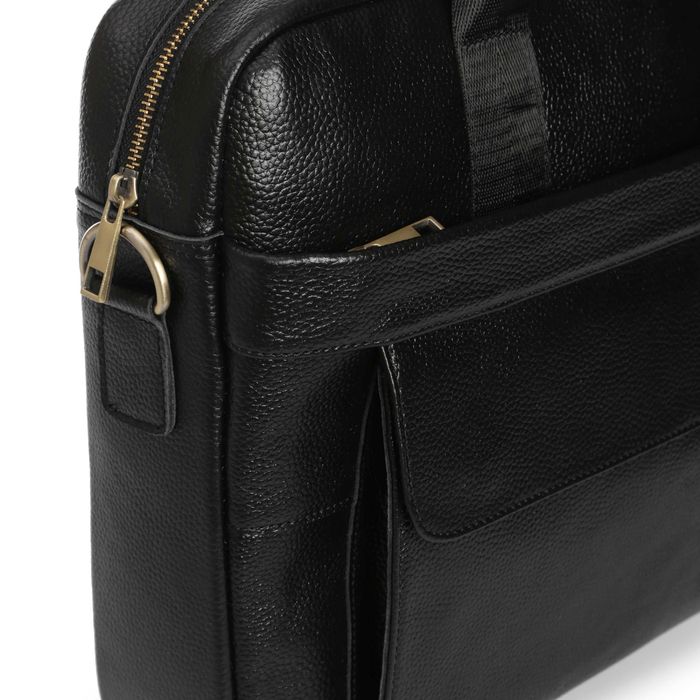 Сумка-портфель мужская кожаная для документов Tiding Bag A25-1131A купить недорого в Ты Купи