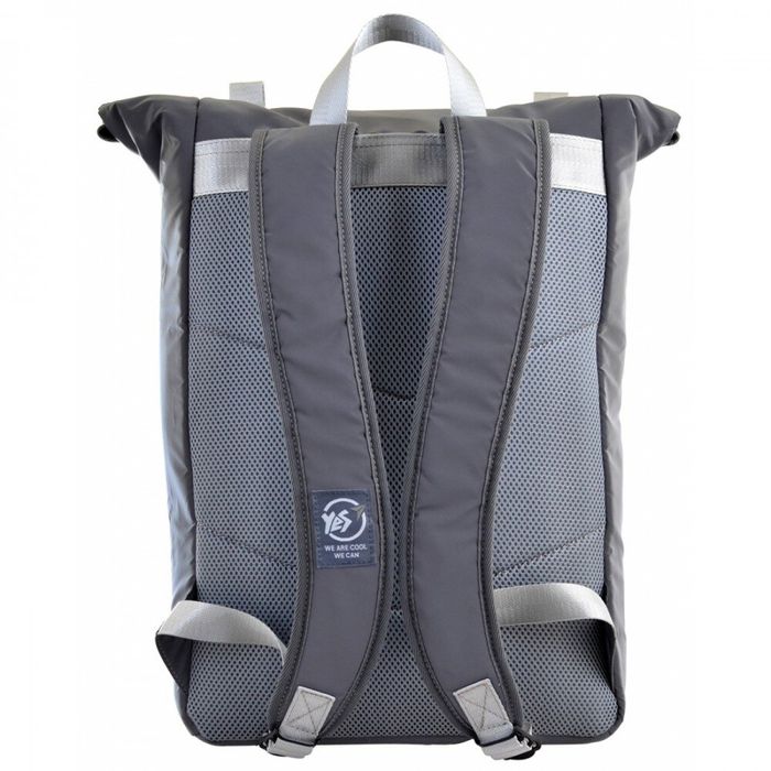 Молодежный рюкзак YES Roll-top T-65 «Reflective Grey» 18,5 л (557490) купить недорого в Ты Купи