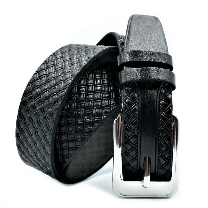 Детский кожаный ремень Weatro Чёрный (rmnd-30ua-001) купить недорого в Ты Купи