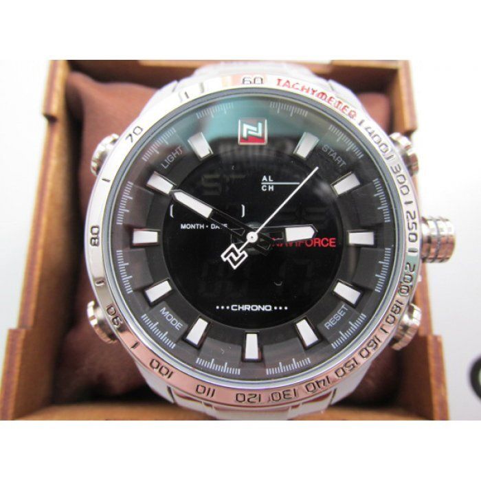Чоловічий наручний годинник Naviforce Savonna Silver (1 275) купити недорого в Ти Купи