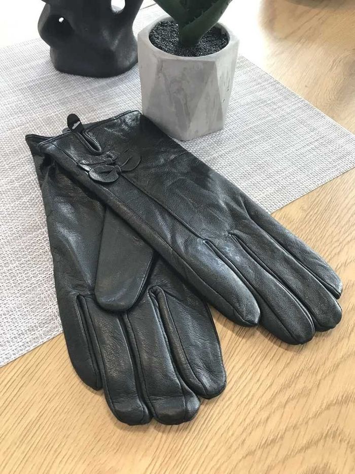 Женские кожаные перчатки чёрные Felix 358s3 L купить недорого в Ты Купи