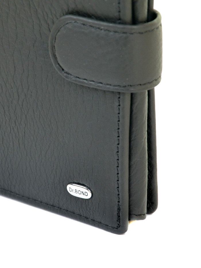 Шкіряний гаманець Classik DR. BOND RFID M24 black купити недорого в Ти Купи