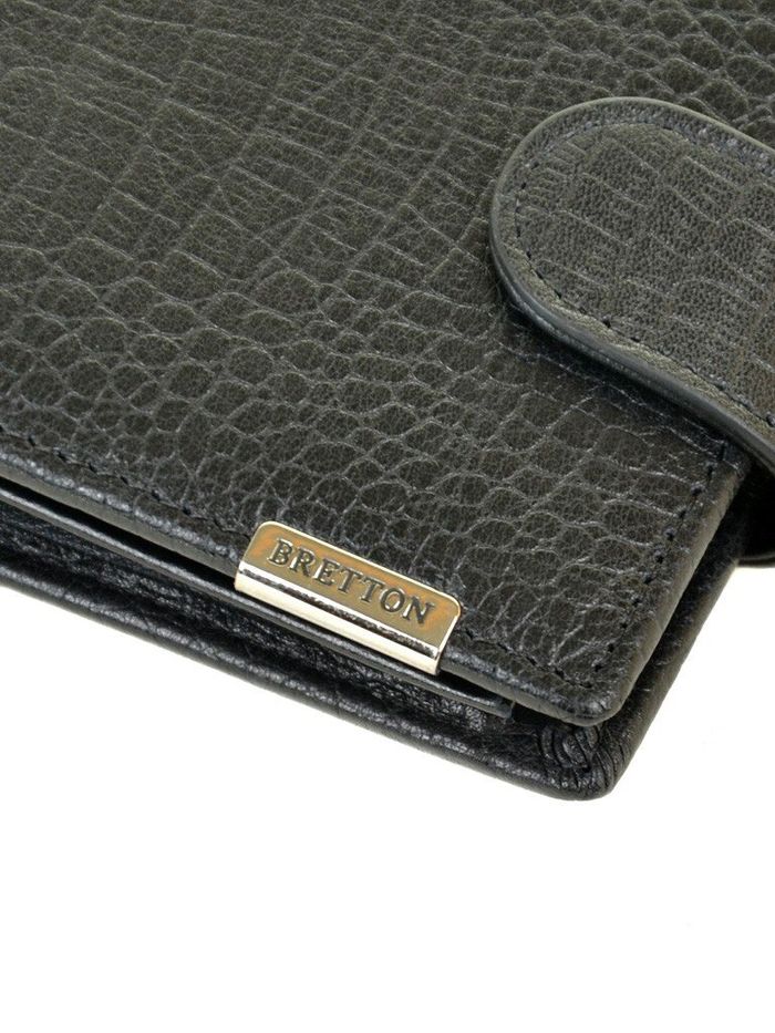 Шкіряний чоловічий гаманець Spa Bretton M3201 black купити недорого в Ти Купи