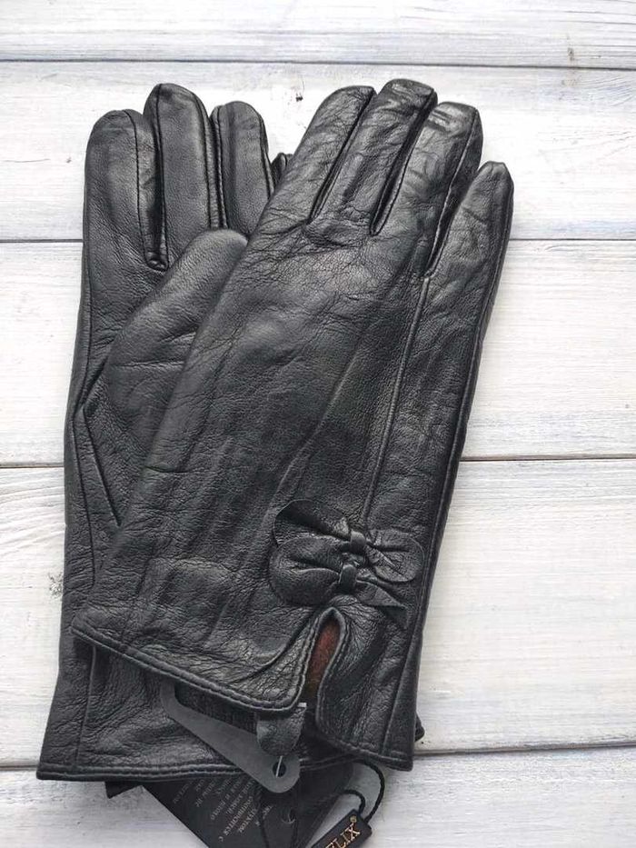 Жіночі шкіряні рукавички чорні Felix 358s3 L купити недорого в Ти Купи