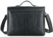 Мужской кожаный черный портфель Vintage 14248 Черный