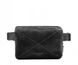 Кожаная поясная сумка Dropbag Mini черная Crazy Horse BlankNote bn-bag-6-g-kr