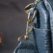 Молодіжна жіноча шкіряна сумка через плече Vintage 22402, Синій