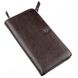 Женский коричневый кожаный кошелёк-клатч Boston 18800 Коричневый