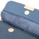 Молодіжна жіноча шкіряна сумка через плече Vintage 22402, Синій