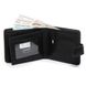 Шкіряний чоловічий гаманець Classic DR. BOND MS-31 black