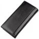 Жіночий чорний гаманець з натуральної шкіри ST Leather 18870 Чорний