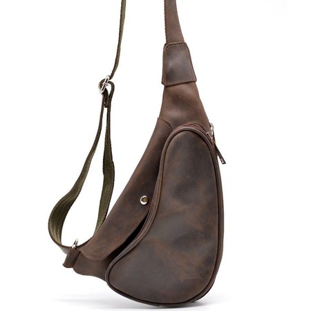 Шкіряна чоловіча темно-коричнева сумка-рюкзак Tarwa rc-3026-3md купити недорого в Ти Купи