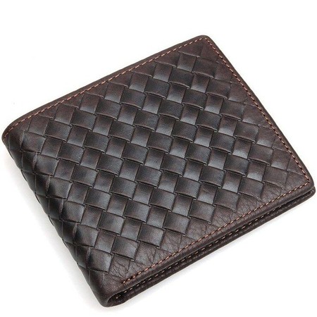 Чоловічий шкіряний гаманець Vintage 14427 Темно-коричневий купити недорого в Ти Купи