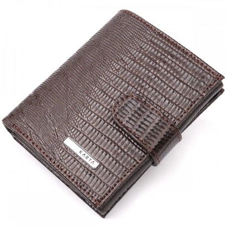Чоловічий шкіряний гаманець Karya 21046 купити недорого в Ти Купи