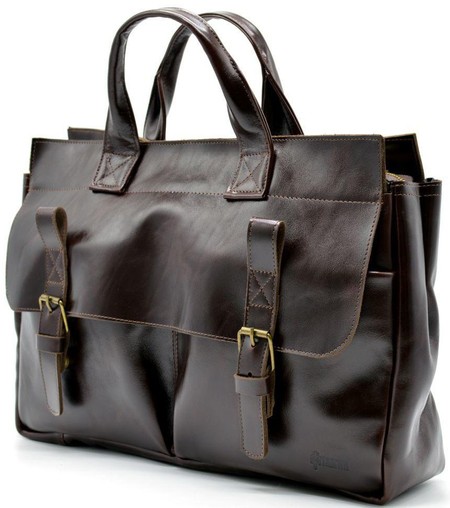 Мужская кожаная сумка TARWA gx-7107-3md купить недорого в Ты Купи
