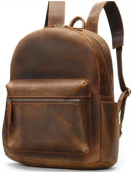 Женский кожаный рюкзак для ноутбука Vintage 14699 Коричневый купить недорого в Ты Купи