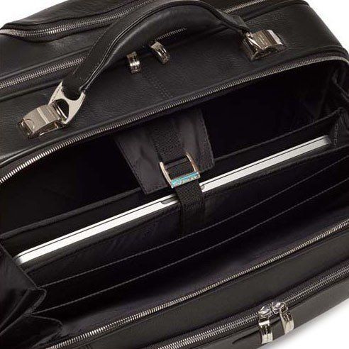 Чемодан-портфель на 2 колесах чорний Piquadro Modus (CA1452MO_N) купити недорого в Ти Купи
