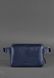 Кожаная поясная сумка Dropbag Mini темно-синяя BlankNote bn-bag-6-navy-blue