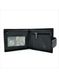 Чоловічий шкіряний гаманець Weatro 11 х 10 х 2 см Чорний wtro-208V, Чорний