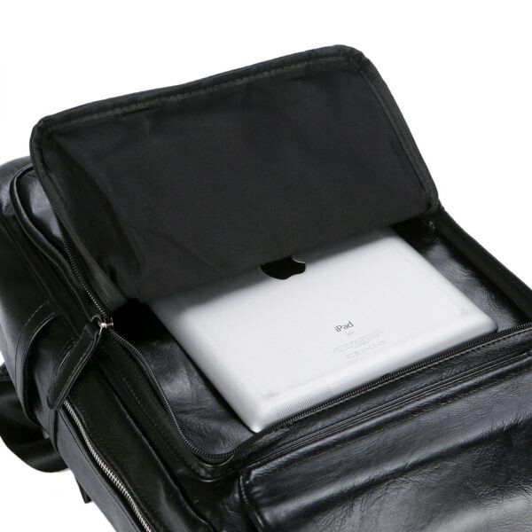Чоловічий чорний рюкзак Polo Vicuna 5506-BL купити недорого в Ти Купи