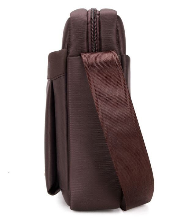 Чоловіча коричнева сумка через плече Polo 8805-2 купити недорого в Ти Купи