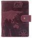 Шкіряний Картхолдер Hi Art &laquo;7 wonders of the world&raquo; CH-06 Shabby Plum