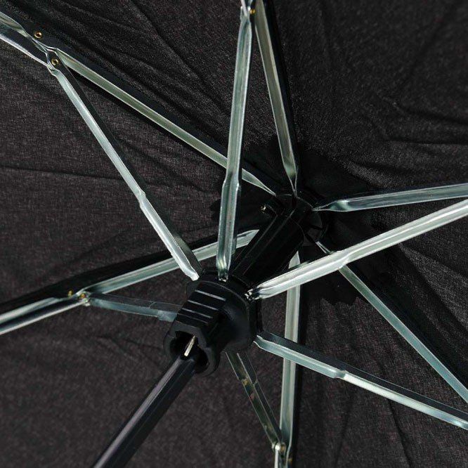 Механический мужской зонт FULTON MINIFLAT-1 L339 - BLACK купить недорого в Ты Купи