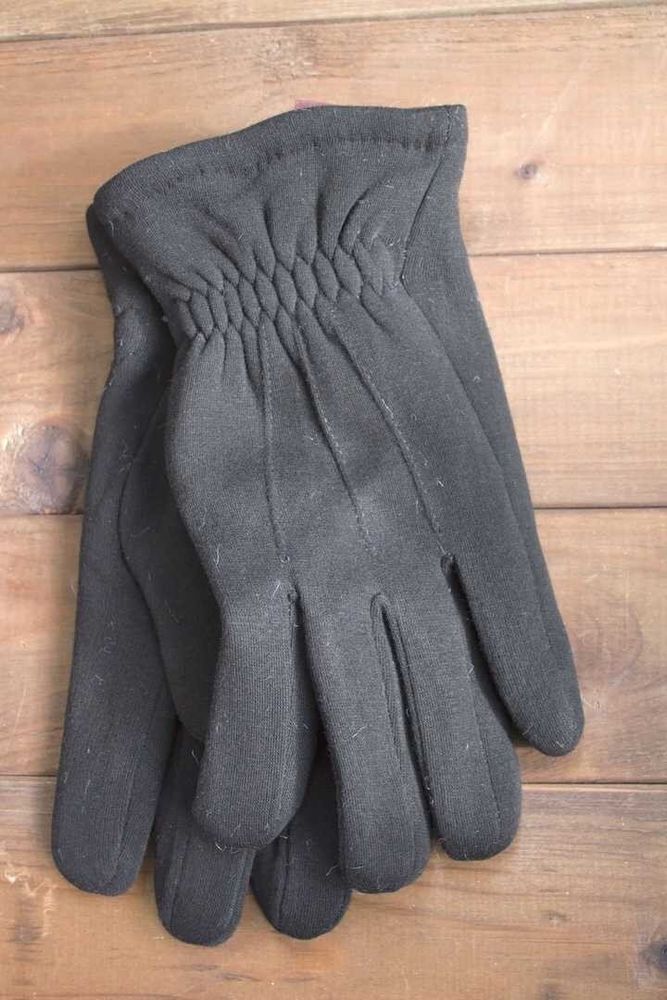Перчатки мужские чёрные трикотажные Shust Gloves 8195s2 М купить недорого в Ты Купи