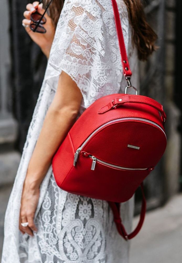 Жіноча сумка-рюкзак BlankNote «Kylie» bn-bag-22-rubin купити недорого в Ти Купи