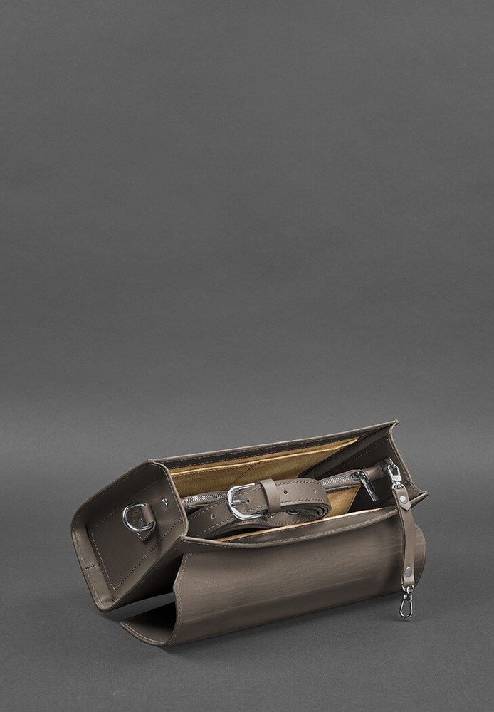 Жіноча шкіряна сумка-кроссбоді Lola BlankNote темно-бежева BN-BAG-35-BEIGE купити недорого в Ти Купи