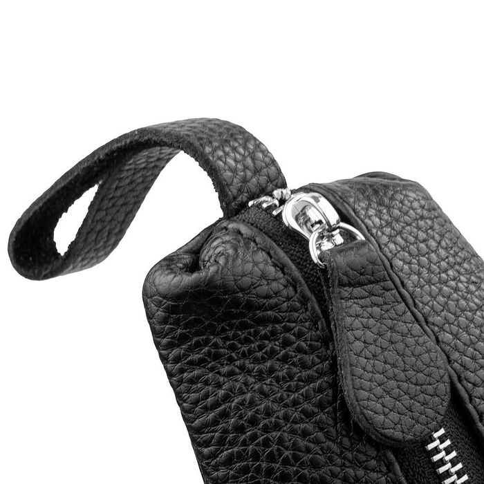Жіноча шкіряна ключниця ETERNO AN-081FL-black купити недорого в Ти Купи