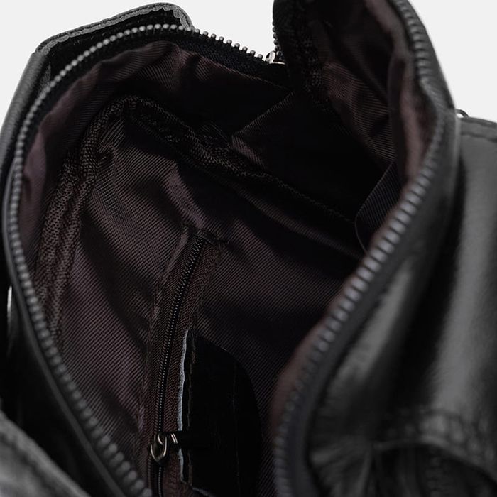 Mужская кожаная сумка Keizer K1338a-black купить недорого в Ты Купи