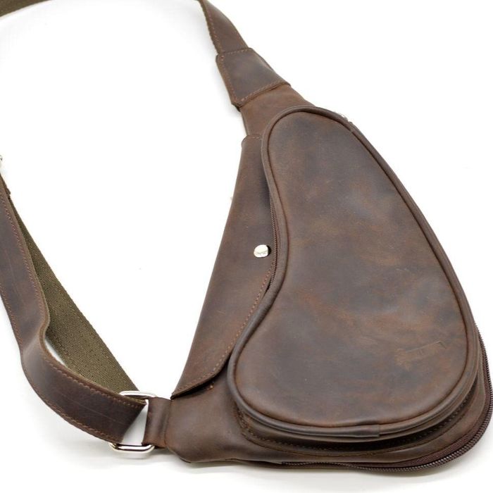 Кожаная мужская темно-коричневая сумка-рюкзак Tarwa rc-3026-3md купить недорого в Ты Купи