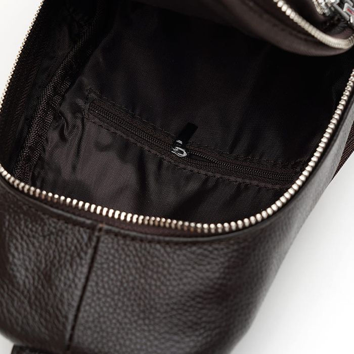 Чоловіча шкіряна рюкзак через Keizer K13316br-Brown плече купити недорого в Ти Купи