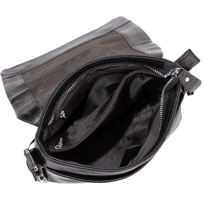 Кожаная сумка через плечо с клапаном Tiding Bag A25F-8878A купить недорого в Ты Купи