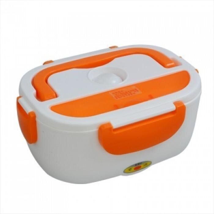 Электрический термо ланч-бокс Electric Lunch Box YY-3168 с подогревом Оранжевый (up343) купить недорого в Ты Купи