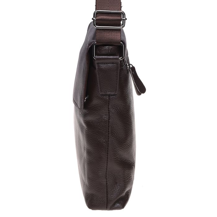 Шкіряний чоловічий ремінь Borsa K17859-коричнева шкіряна сумка купити недорого в Ти Купи
